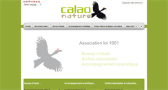 Desktop Screenshot of calaonature.org